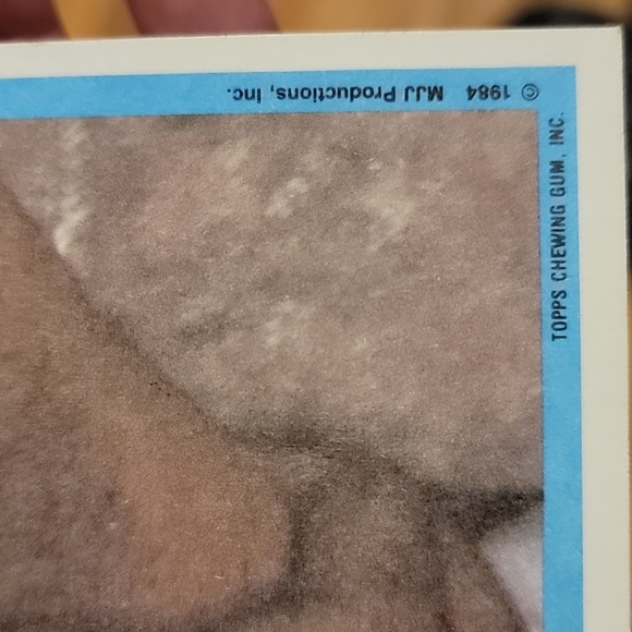 Vintage 1984 Topps Michael Jackson trading card stickers with puzzle back - Picture 10 of 10